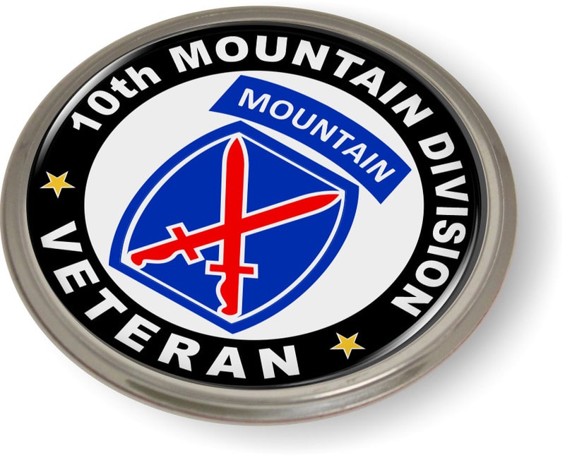 10th Mountain Division Veteran Emblem